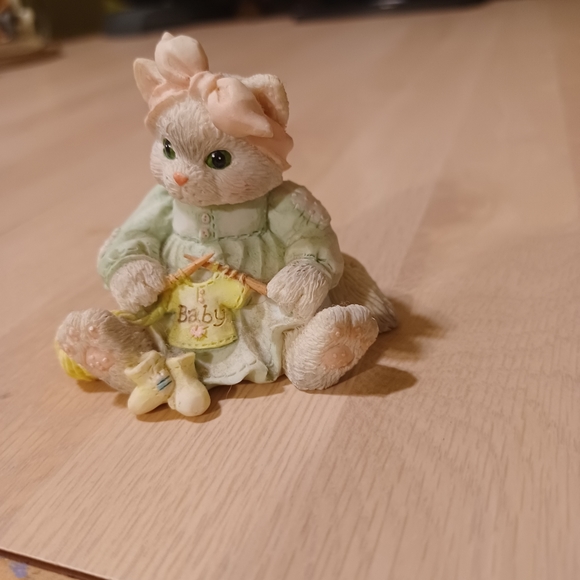 Calico Kittens "Hand Knitted With Love" - Picture 1 of 12